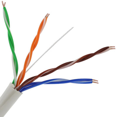 HDPE 24AWG Cat5e καλώδιο του τοπικού LAN δικτύων, 100 καλώδιο UTP FT Cat5e Ethernet